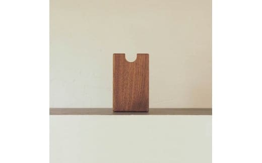 木の名刺入れ【ブラックウォルナット】 名刺入れ 名刺 木製 木 木目 コンパクト ビジネス 社会人 北海道 北広島市