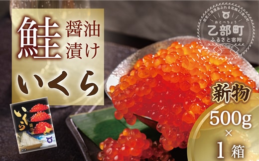 【新物】＜いくら醤油漬 1パック（500ｇ）＞鮮度にこだわる「笹谷商店」の絶品の醤油タレで漬けたいくら（検索：イクラ 鮭いくら 鮭イクラ 醤油いくら 醤油イクラ いくら醤油漬け イクラ醤油漬け 醤油漬 いくら丼 秋鮭 国産 北海道産 北海道乙部町 日本海 冷凍 人気 使い道 ふるさと納税）