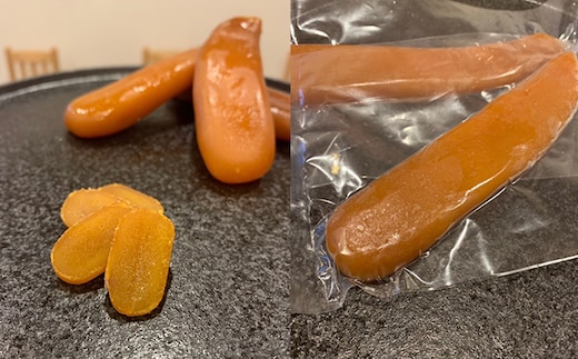 カラスミ おくしりの日本酒風味(味噌仕上げ) 国産 約40g 冷凍 叶寿司 | からすみ 唐墨 海鮮 魚卵 お酒のお供 肴 酒の肴 おつまみ あて 高級 珍味 海のチーズ 和食 和風 パスタ お取り寄せ グルメ | 北海道 奥尻町 送料無料