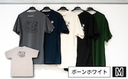 【奥尻限定】 モンベル Tシャツ 《ボーンホワイト》 《M》 UVカット 消臭 速乾 半袖 メンズ レディース ユニセックス mont-bell コラボ アウトドア キャンプ 登山 旅行 北海道限定 ご当地Tシャツ セイコーマート 限定 レア お土産 | 北海道 奥尻町 送料無料