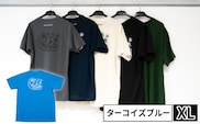 【奥尻限定】 モンベル Tシャツ 《ターコイズブルー》 《XL》 UVカット 消臭 速乾 半袖 メンズ レディース ユニセックス mont-bell コラボ アウトドア キャンプ 登山 旅行 北海道限定 ご当地Tシャツ セイコーマート 限定 レア お土産 | 北海道 奥尻町 送料無料