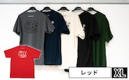 【奥尻限定】 モンベル Tシャツ 《レッド》 《XL》 UVカット 消臭 速乾 半袖 メンズ レディース ユニセックス mont-bell コラボ アウトドア キャンプ 登山 旅行 北海道限定 ご当地Tシャツ セイコーマート 限定 レア お土産 | 北海道 奥尻町 送料無料