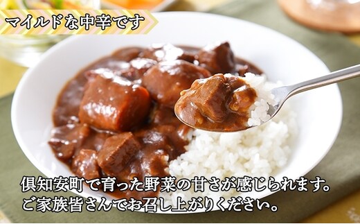 無地熨斗 北海道 倶知安 ビーフカレー 200g 20個 中辛 レトルト 食品