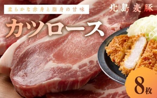 【北島麦豚】カツロース 贈答箱入り_Y049-0029