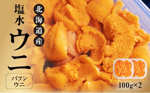 【先行受付】北海道産 世壱屋塩水ウニ（バフンウニ）200g_Y038-0141