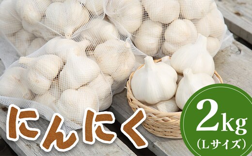 【先行受付】にんにく2kg(Lサイズ)【令和7年8月～12月発送】【1200401】