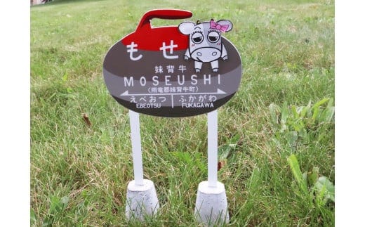 カーリング型駅名案内板グッズ