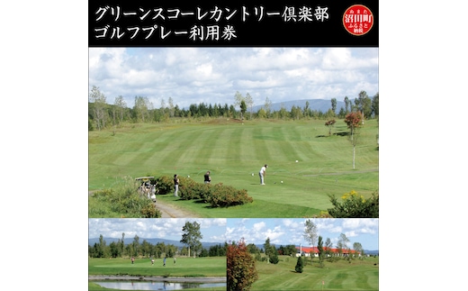 グリーンスコーレカントリー倶楽部ゴルフプレー利用券（3,000円分） n-0071