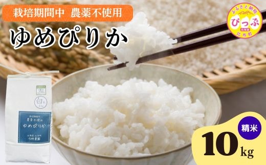 令和7年産 今野農園 ゆめぴりか 精米 10k 【ピリカ(株)】 化学肥料不使用 米 お米 北海道米 特Aランク 国産 白米 コメ 2025年産 北海道 比布町 ぴっぷ 1012-005
