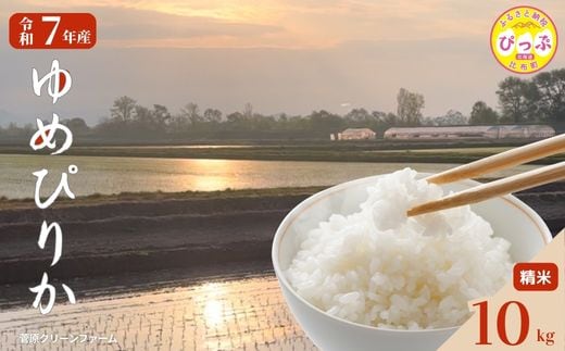令和7年産 ゆめぴりか 精米 10kg【菅原クリーンファーム】 米 お米 北海道米 特Aランク 国産 コメ 北海道 比布町 1020-003