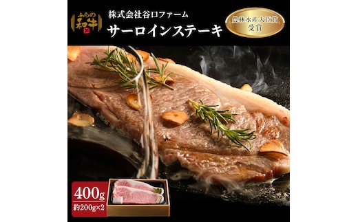 【農林水産大臣賞受賞】 ふらの和牛 サーロインステーキ 400g (約200g×2枚) 黒毛和牛 和牛 牛 牛肉 お肉 肉 霜降り 霜降り肉 サーロイン ステーキ 和牛ステーキ 北海道 上富良野町