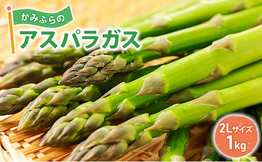 【令和8年産】かみふらのアスパラガス 2Lサイズ 1kg 野菜 旬の野菜 北海道産 北海道野菜 国産 国産野菜 グルメ 食材 グリーンアスパラガス 