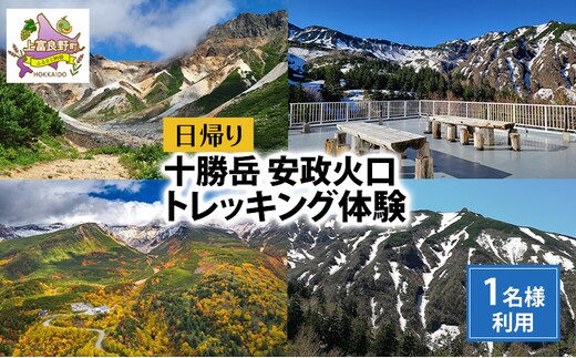 湯元 凌雲閣 日帰り 安政火口 トレッキング 体験 北海道 上富良野 サマー アクティビティ 十勝岳 夏期