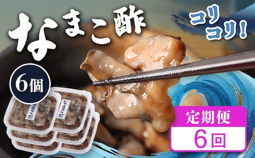 【定期便：全6回】【マリナシーフーズ】なまこ酢×6個 計360g【02185】