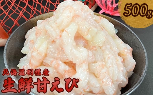 北海道羽幌産 冷凍むき甘えび 500g【0311402】