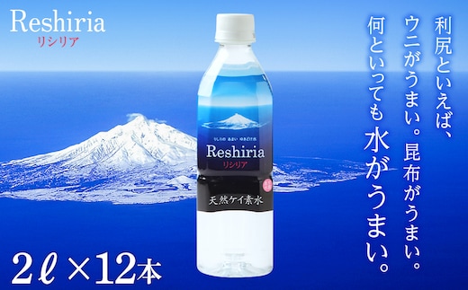 天然ケイ素水 リシリア（2L×12本）