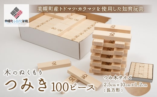 木のぬくもり「つみ木・100ピース」