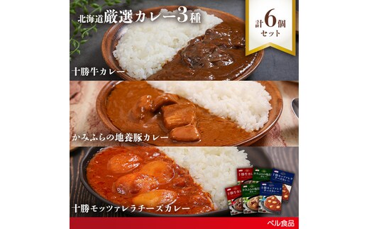 北海道厳選カレー3種6個セットen01-00251