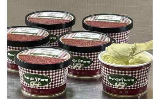 【ピスタチオ】ノルディックファーム・アイスクリーム ( ふるさと納税 アイスクリーム ピスタチオ 濃厚 スイーツ デザート 北海道 遠軽町 ノルディックファーム ) en01-00083