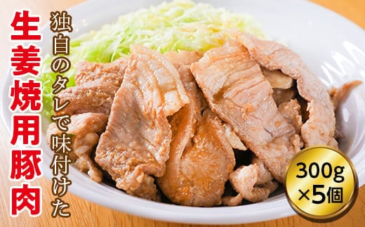 道産豚肉 生姜焼 ５個セット en01-00185