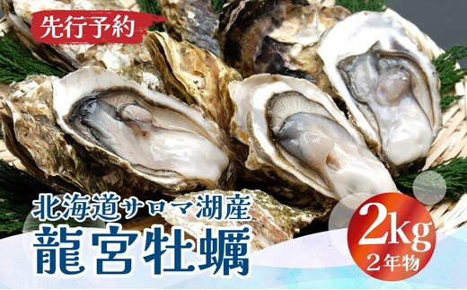先行予約 先行予約北海道 サロマ湖産 龍宮牡蠣 3kg（ 2年物 殻付き カキ ）カキナイフ付 牡蠣 海鮮 魚介 国産 貝付き 生牡蠣 生食 焼き牡蠣 蒸し牡蠣 冷蔵 産地直送 オホーツク 