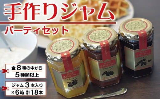 手作りジャムのパーティセット(5種類以上計18本) SBTK003