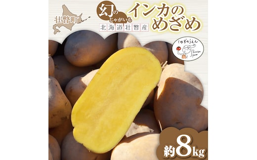 【先行予約】幻のじゃがいも インカのめざめ 約8kg 北海道壮瞥町産 8月下旬頃よりお届け SBTO002