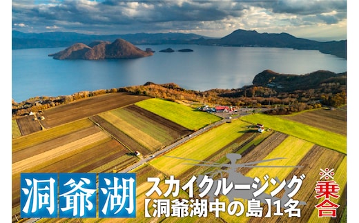 2026洞爺湖スカイクルージング約6分【洞爺湖中の島】1名様 体験チケット ヘリコプター 空中散歩 自然 満喫 遊覧飛行 思い出 景色 北海道の自然 