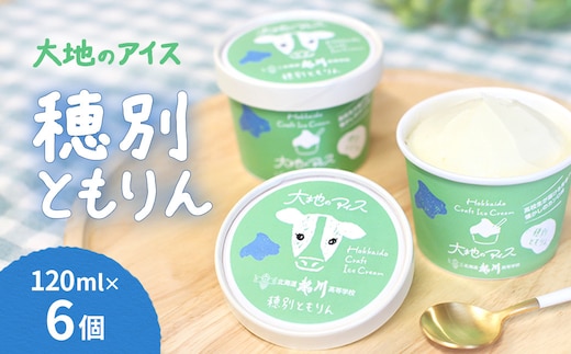 大地のアイス 穂別ともりん[120ml×6個] 【ふるさと納税 人気 おすすめ ランキング アイス アイスクリーム スイーツ デザート カンロ 大地のアイス ほべつ 穂別 あじうり セット 北海道 むかわ町 送料無料】 MKWAK001