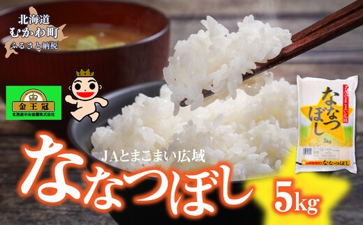 令和8年産 金王冠 JAとまこまい広域 ななつぼし 5kg MKWAP001
