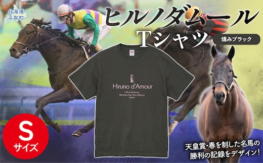 【ヒルノダムール】（燻みブラック）Ｔシャツ 選べる４サイズ【Ｓ】 BRTV300-1