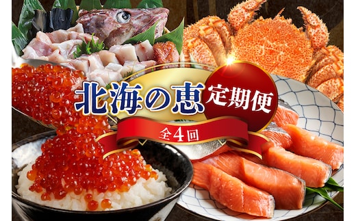 定期便 北海の恵コース 年4回 【er001-009】