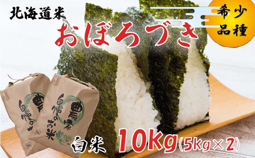 ＜ 10月中旬より発送開始 ＞ 新米 令和8年度産 北海道米 おぼろづき 白米 10kg ( 5kg×2 ) 北海道 新ひだか町 ＜ 予約受付 ＞