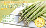【5月中旬以降発送】鹿追産アスパラ（2kg）M/L SKA036