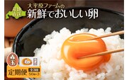 【3回定期便】大平原ファームの新鮮でおいしい卵 計50個(赤卵)×3ヶ月