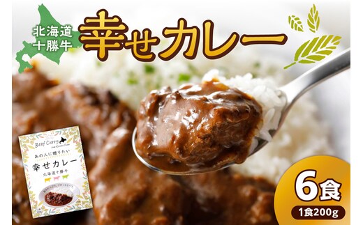 十勝清水 コスモスファーム 幸せ カレー 200g × 6食