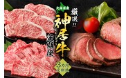 【3回定期便】佐藤さんちの神居牛”厳選セット”