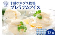 十勝アルプス牧場 プレミアムアイス12個セット