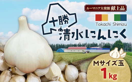 【北海道産】十勝育ちのにんにく Mサイズ(玉) 1kg にんにく ニンニク ガーリック にんにく 北海道産 にんにく_S021-0020
