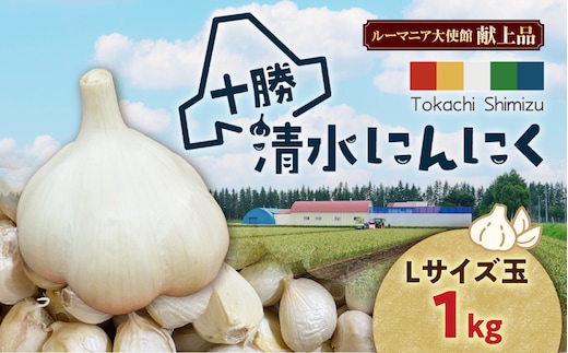 【北海道産】十勝育ちのにんにく Lサイズ(玉) 1kg にんにく ニンニク ガーリック にんにく 北海道産 にんにく_S021-0021
