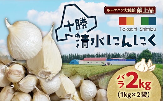 【北海道産】十勝育ちのにんにく バラ2kg にんにく ニンニク ガーリック にんにく 北海道産 にんにく_S021-0023