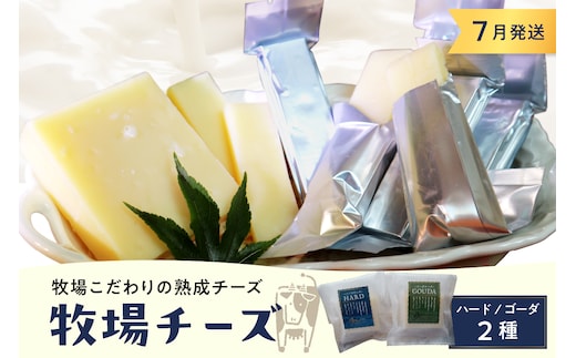 7月発送 北海道十勝芽室町 牧場チーズ２種類セット me020-005c-7