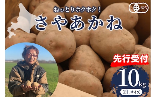【先行予約】【2025年12月より配送】北海道十勝芽室町 さやあかね ２Lサイズ 10kg me049-005c-25
