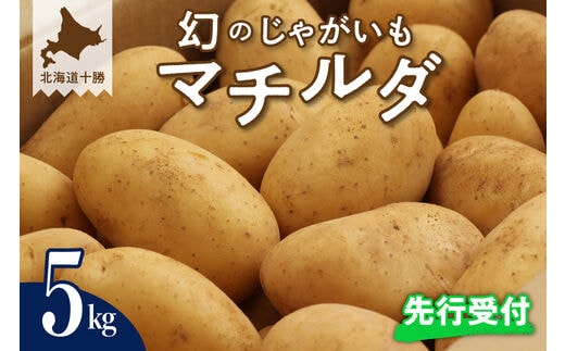 【先行受付】【2026年9月下旬より配送予定】北海道十勝芽室町 幻のじゃがいも「マチルダ」5kg me002-001-26c