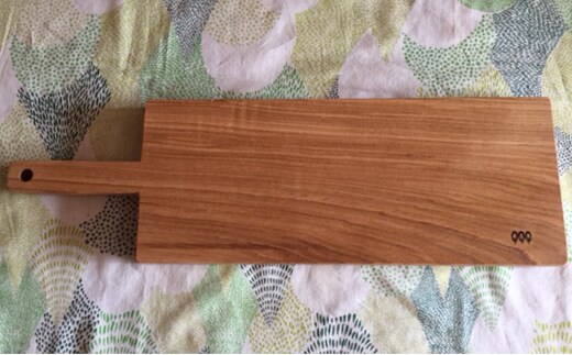 十勝の木のうつわ［天然木製］ カッティングボード 46cm×14cm【 工芸品 雑貨 日用品 調理器具 まな板 食器 器 皿 北海道 十勝 幕別 】