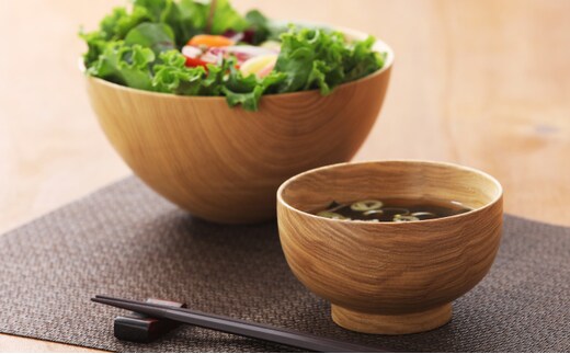 十勝の木のうつわ［天然木製］ お椀 12cm【 工芸品 食器 茶碗 北海道 十勝 幕別 】