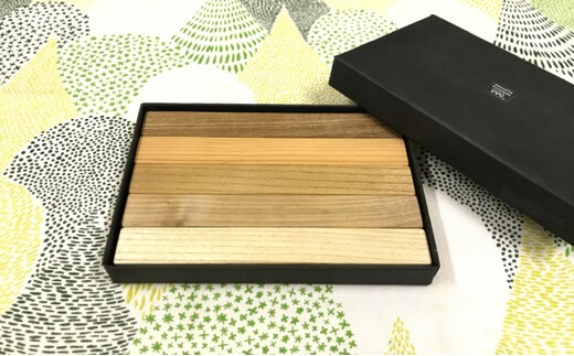 十勝の木のうつわ［天然木製］ はし置き 5本入り [12cm×1.2cm×1.6cm /1本]【 工芸品 箸置き 食器 北海道 十勝 幕別 】