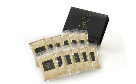 北海道本別町ブランド「キレイマメ黒豆きな粉」本別町観光協会 送料無料 北海道 本別町《60日以内に出荷予定(土日祝除く)》---hsh_hkkmkina_22_60d_12000_12p---