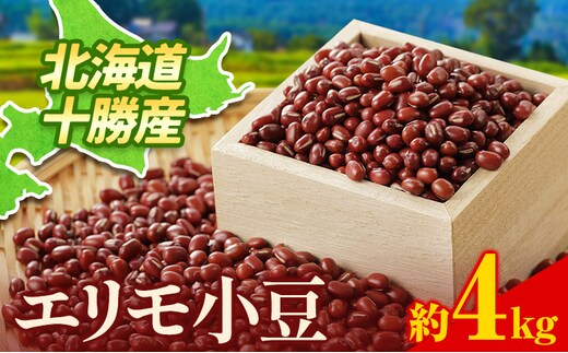令和7年産 北海道十勝 本別町産 エリモ小豆 4kg 本別町農業協同組合《30日以内に出荷予定(土日祝除く)》北海道 本別町 豆 小豆 あずき 小豆茶 あずき茶 送料無料---hsh_hnkes_30d_26_10500_4kg---