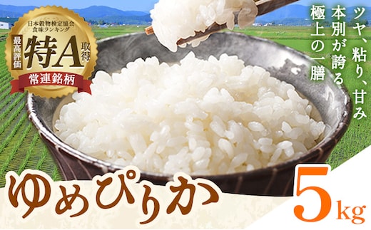 米 令和8年産 ゆめぴりか 5kg 若木ファーム 《11月上旬以降順次出荷》北海道 本別町 米 お米 白米 精米 2026年 予約 北海道産 十勝 本別町産 特A 産地直送---hsh_wakon_ac11_26_14000_5kg---